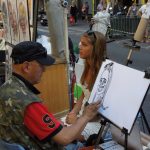 Straßenkünstler auf der "La Rambla"